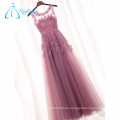 Sequined rebordear perlas de Tulle Sweetheart patrones de vestido de baile